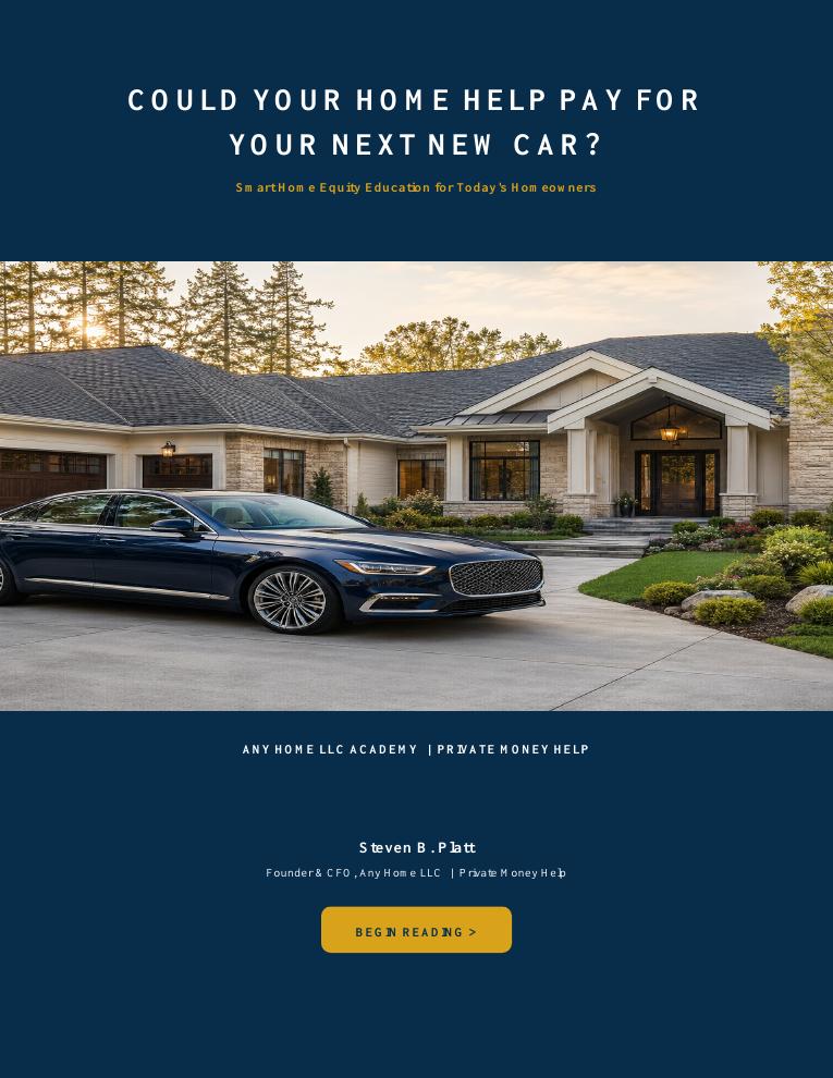 Original cover of Could Your Home Help Pay for Your Next New Car?