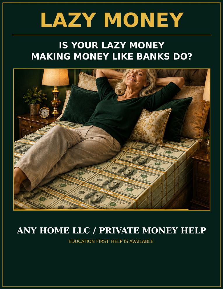 Original cover of Lazy Money — Is Your Lazy Money Making Money Like Banks Do?