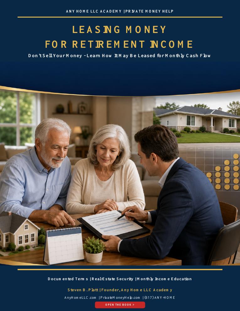 Original cover of Leasing Money for Retirement Income