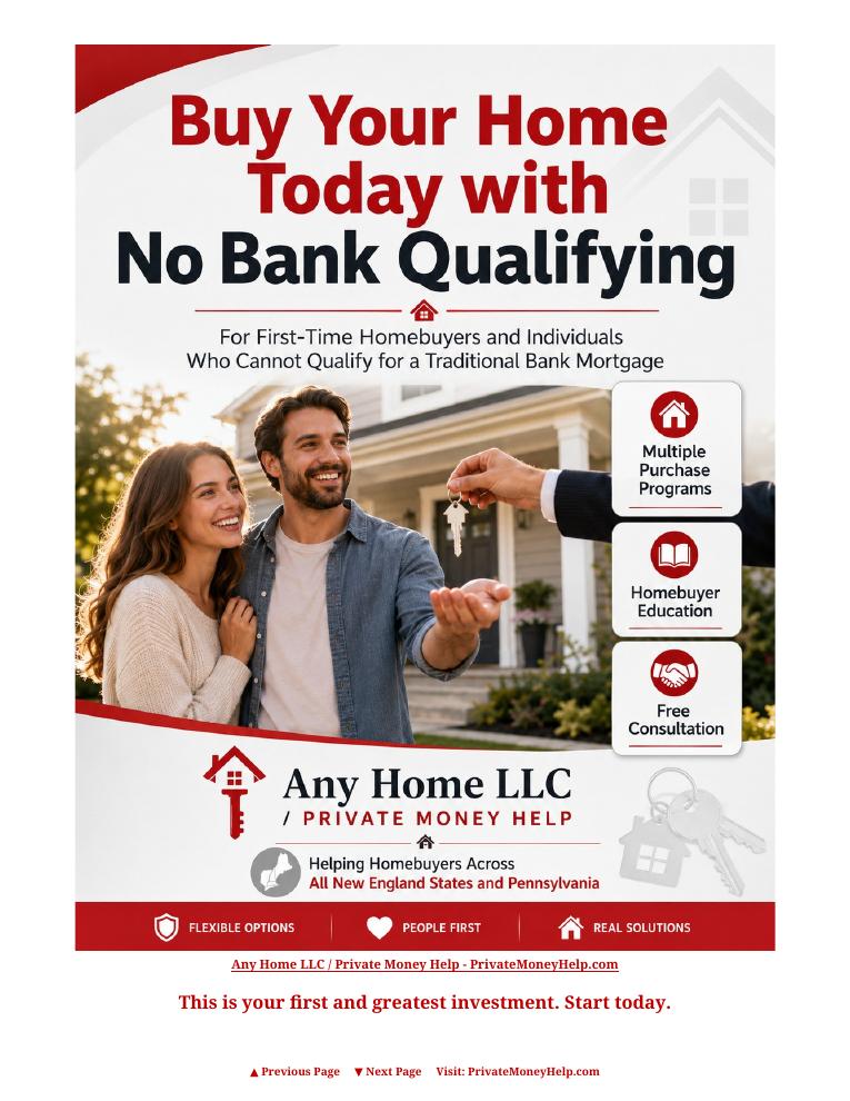 Original cover of Buy Your Home Today with No Bank Qualifying — Quick Guide