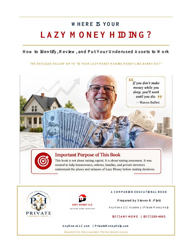 Original cover of Where Is Your Lazy Money Hiding?