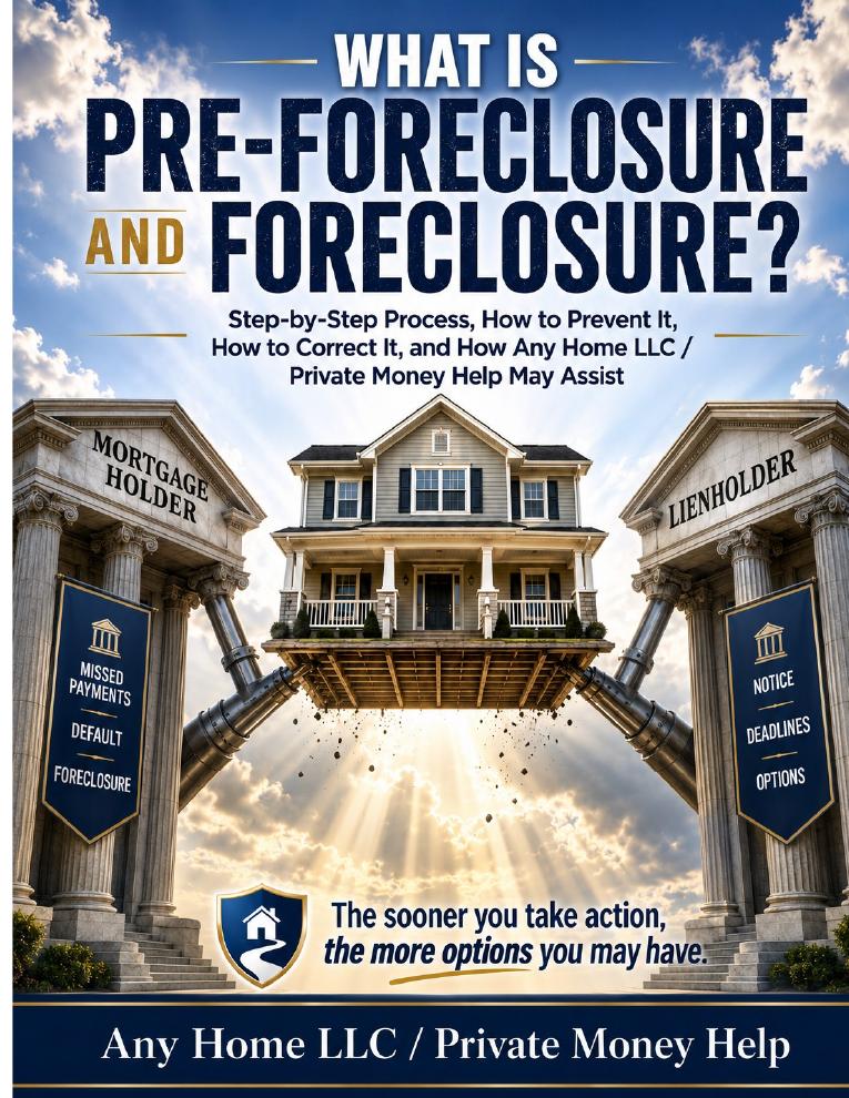 Original cover of What Is Pre-Foreclosure and Foreclosure?